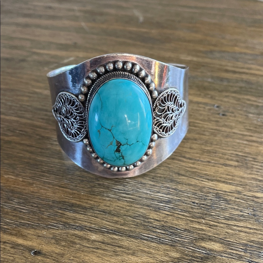 Sterling Turquoise Cuff